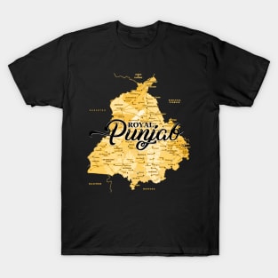 Royal Punjab Map T-Shirt